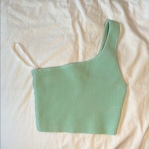 Aritzia Knit One Shoulder Tank